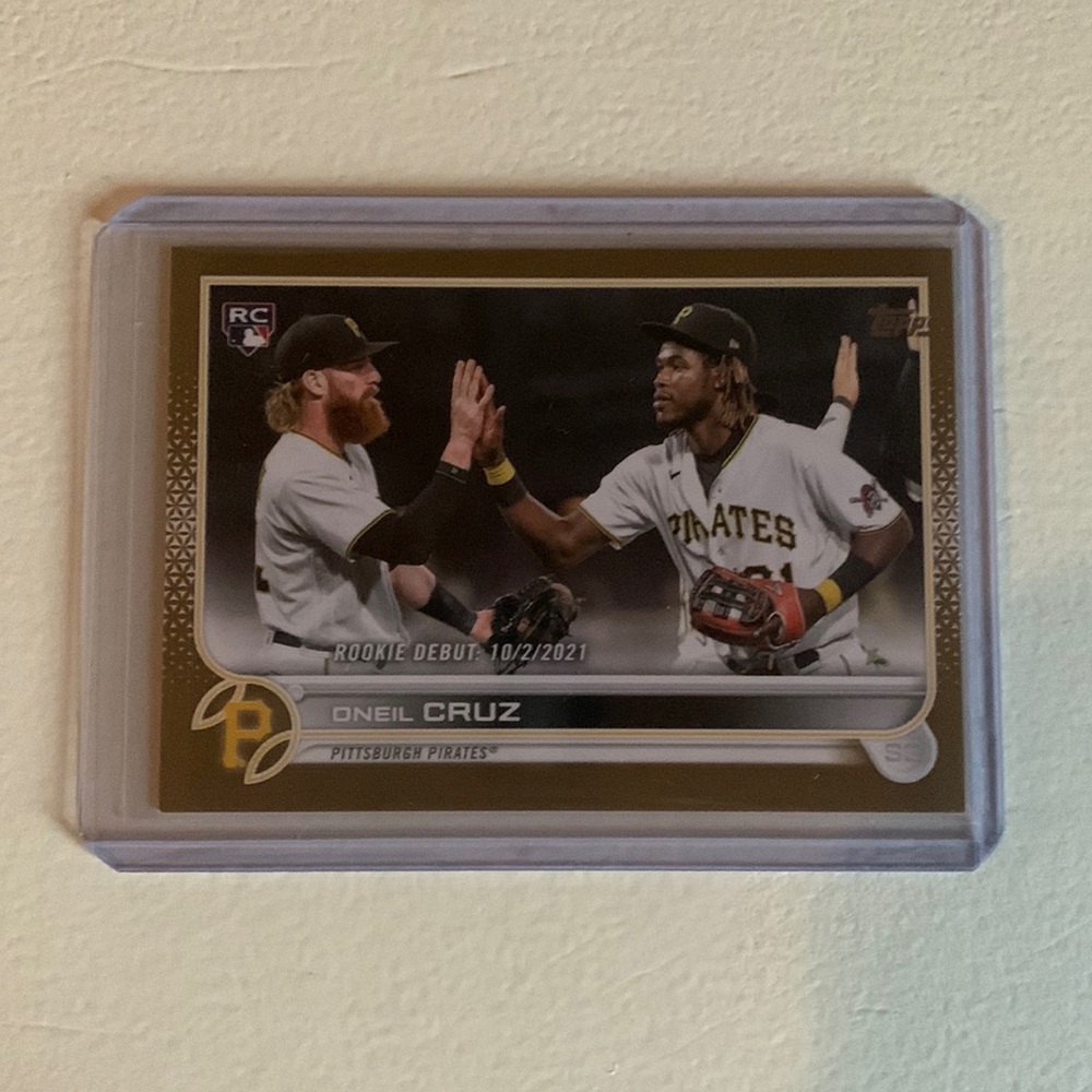Oneil cruz rookie card short print 2020/2022